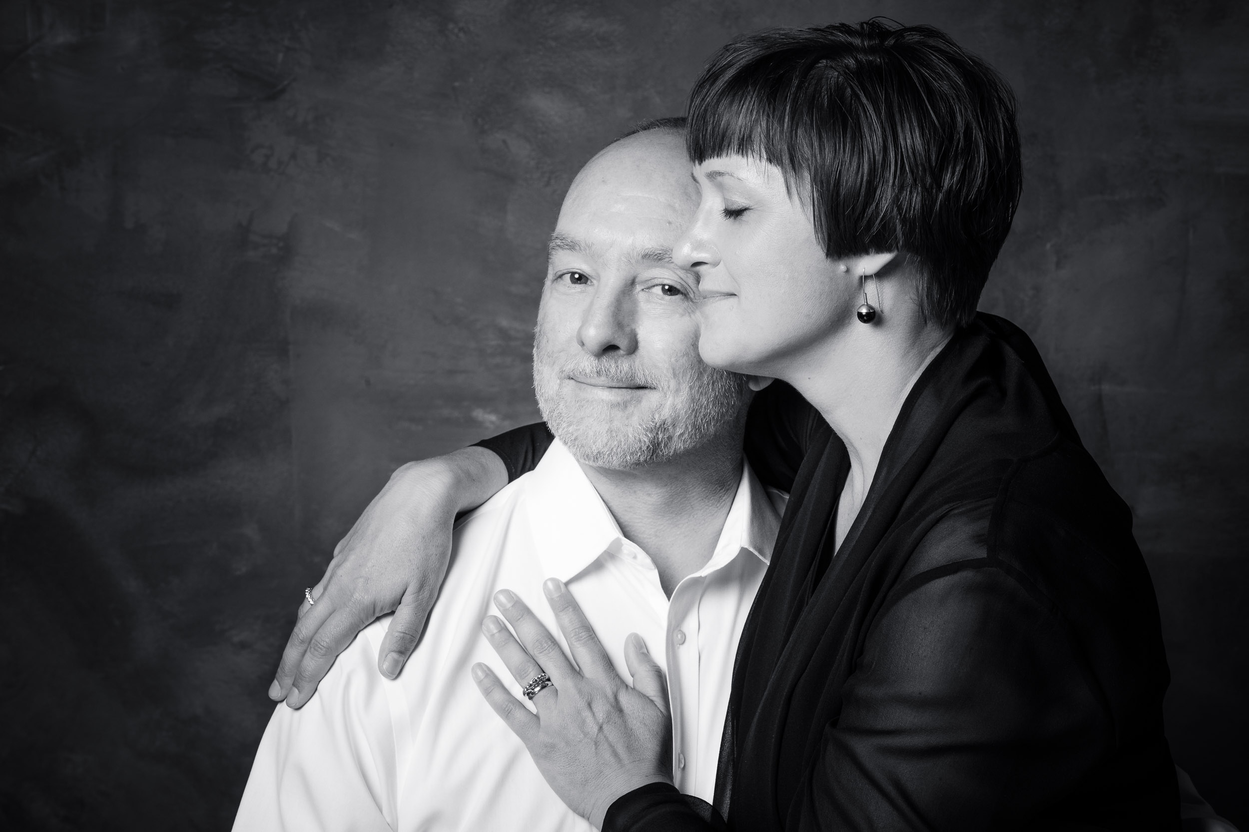 Anniversary portrait series for a couple : photographed at our North Seattle studio