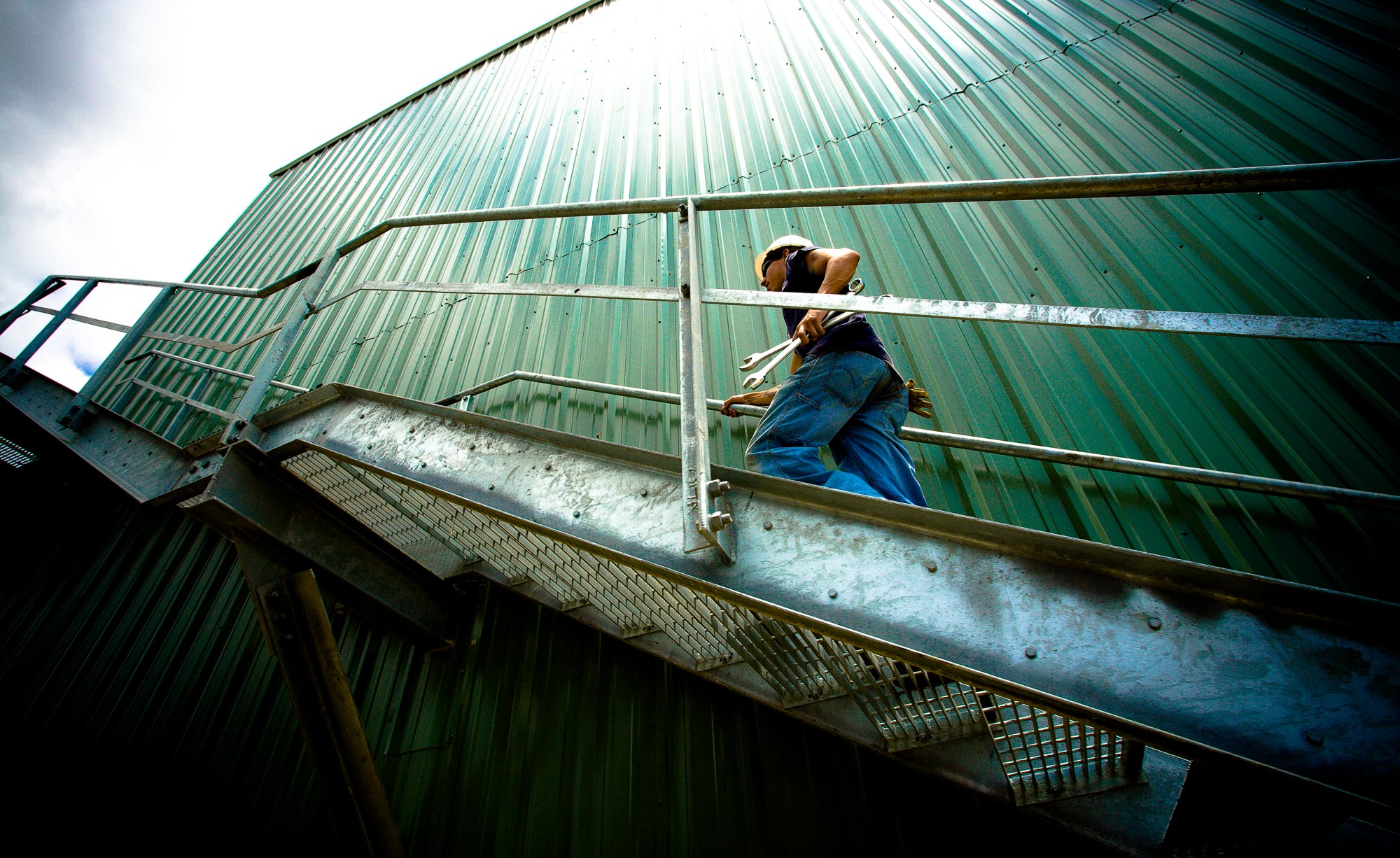Industrial worker at the job site, rock solid industrial photography : Jed Share Images : Seattle